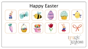 Easter worsheets flashcards