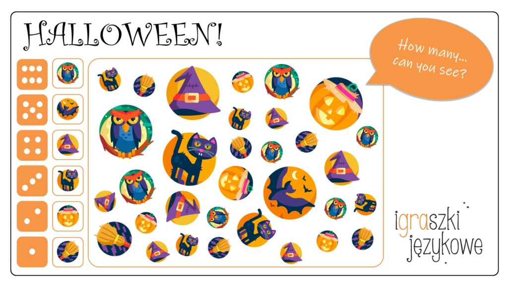 Halloween worksheets game