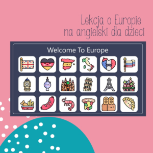Lekcja o Europie na angielski dla dzieci 1